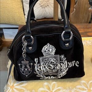 Juicy Couture Black and White Satchel